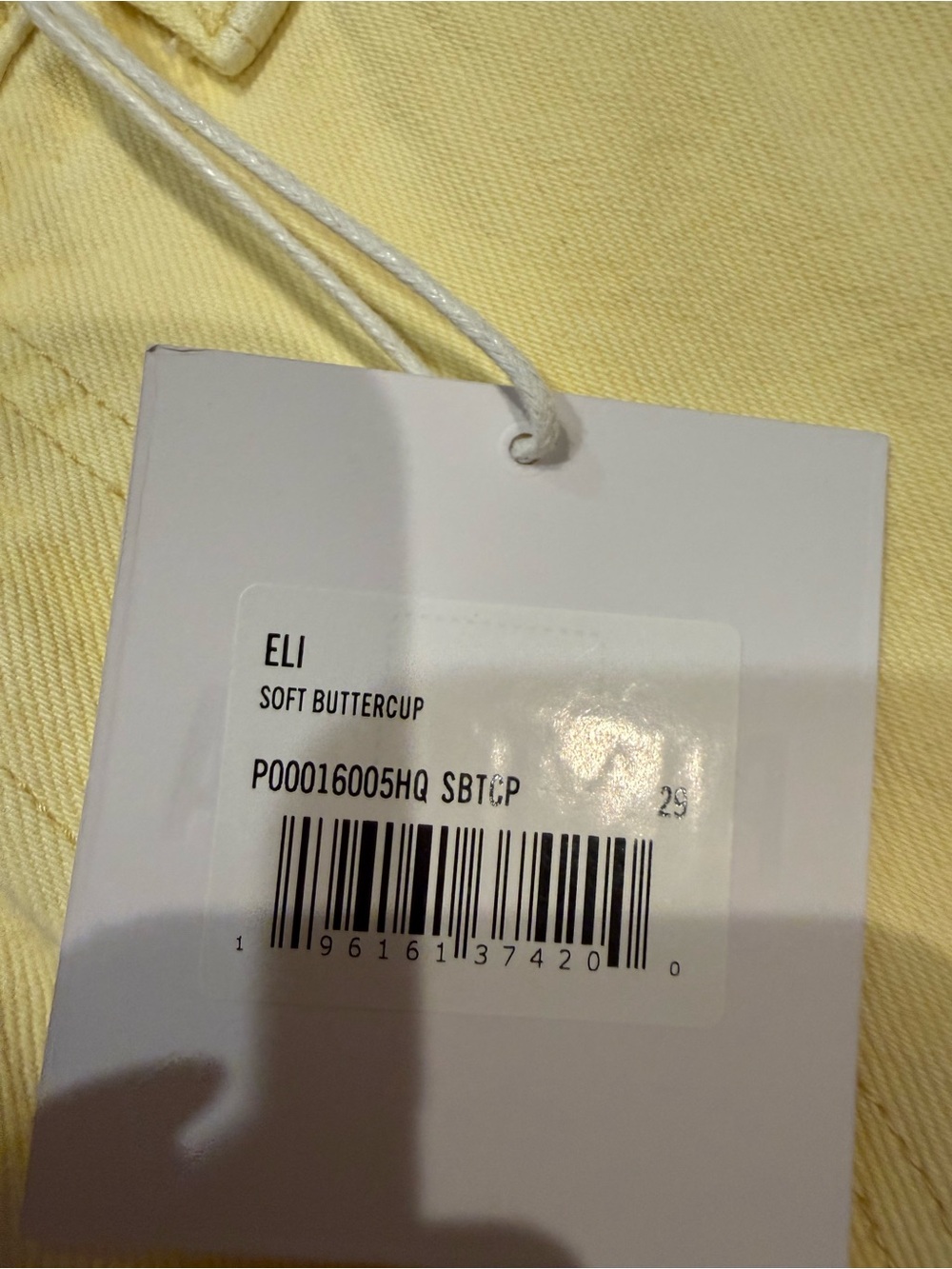 pistola Soft Yellow High-Rise Wide Leg Jeans - Picture 3 of 5